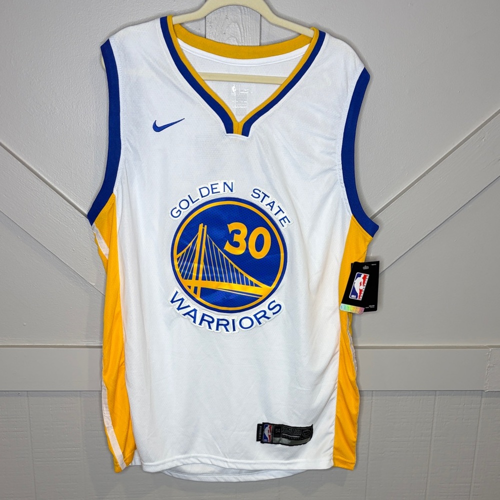 Nike NBA XXL Golden State Warriors Basketball Swingman Jersey Stephen Curry #30